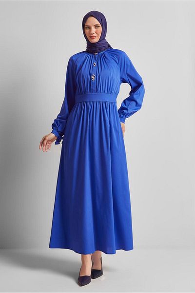 Alvina Stone Detailed Dress 44695