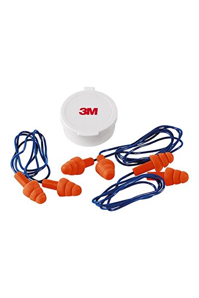 Generic 3M Reusable Corded Earplugs Orange and Blue 90716H3-DC