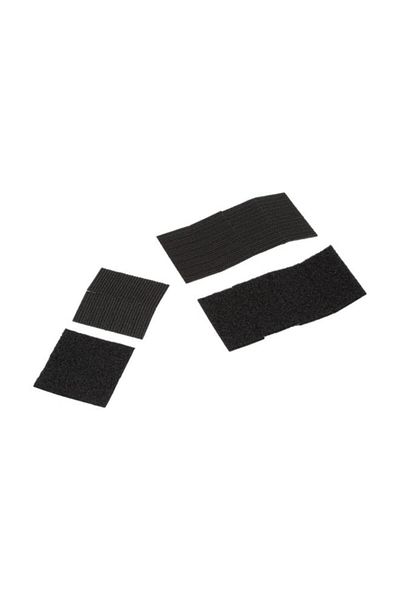 Generic Velcro 6-Piece Sticky Back Strips Black 2 x 1inch