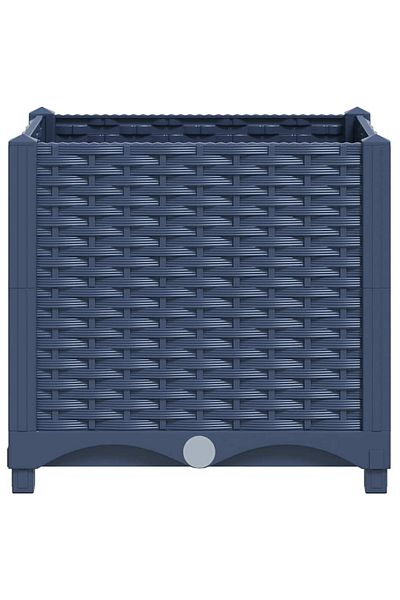 vidaxl سرير مرتفع 160x40x38 سم من البولي بروبيلين