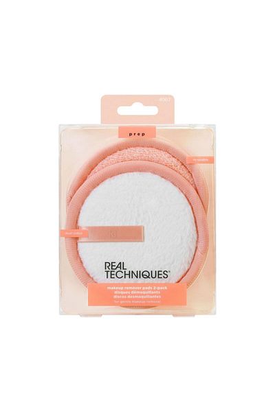 Real Techniques Dual Sided Reusable Makeup Remover Pads 2-Pack
