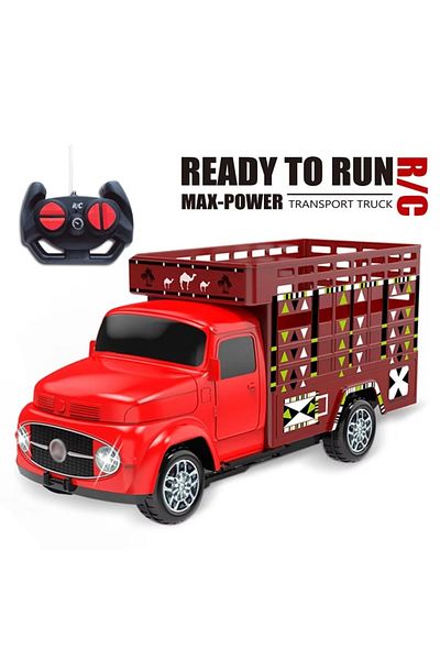 rexa Remote Control Transport Truck Toys for Kids With Light