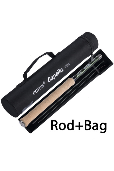 Choice قضيب صيد الذباب Goture Tenkara بمقبض من الفلين، قضيب صيد ذباب خفيف الو...