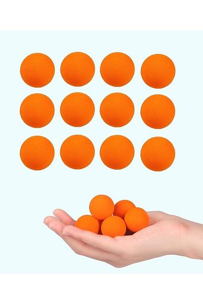Goishtrie Popper Ball Refills 12 Pcs Soft Foam Replacement Balls for Popper Toys Mesh Carry Pouch