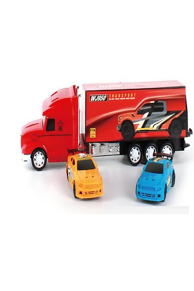 rexa Transporter Truck with Mini Vehicles – Toy Car Carrier Set for Kids
