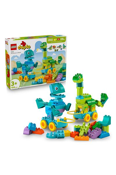 LEGO Duplo 3 in 1 Wheeled Dinosaurs 10451