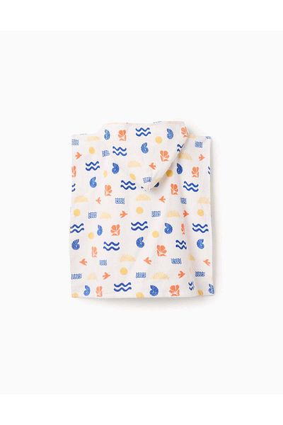 Ziddy Beach Hooded Poncho for Baby, Beige
