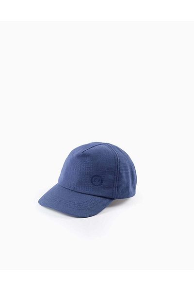 Ziddy Cotton Cap for Baby and Boys 'ZY', Blue