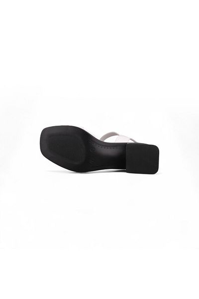 M.P. Women's daily sandals - white, leather