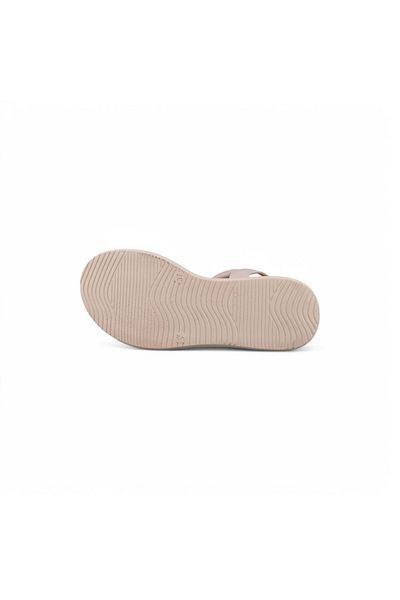 M.P. Women's Casual Sandals - Beige, Textile