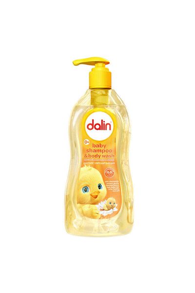 Dalin Baby Shampoo & Body Wash with Chamomile Extract 500 ML
