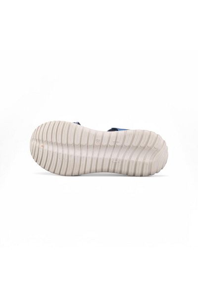 M.P. Women's daily sandals - blue, leather