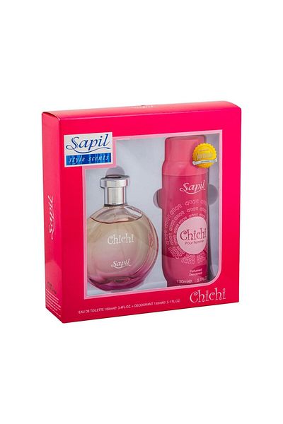 sapil عطر تشيتشي للنساء 100 مل + مزيل عرق بخاخ 150 مل