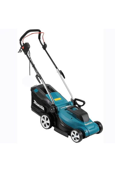 Makita ماكينة جز العشب ELM3320، عرض القطع 330 مم، 1200 واط، 3400 دورة في الدق...