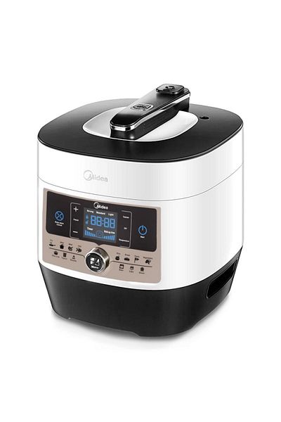 Midea Midea Electric Cooking Pot - 14 Programs - 6 Liters - 1000 Watts - White
