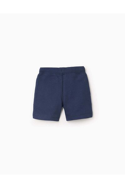 Ziddy Jogger Shorts for Baby Boys, Dark Blue