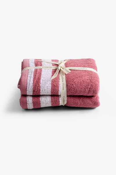 Goldstar Home Linea 2-Piece Face Towel Set 50X90 Fuchsia