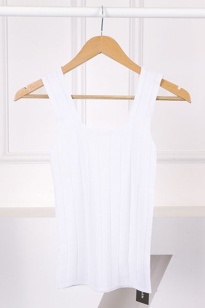 İmajButik Μπλούζα με τετράγωνο γιακά εκρού
