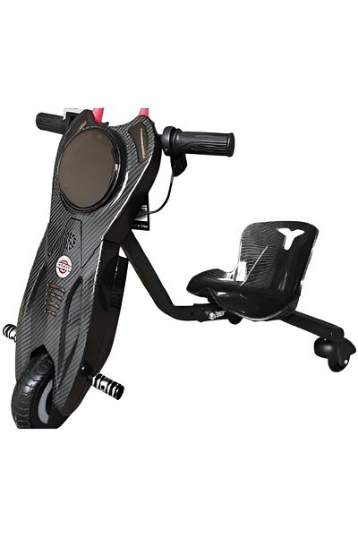 rexa Electric Scooter Black With Helmet Pad Set, Knee And Elbow Pads
