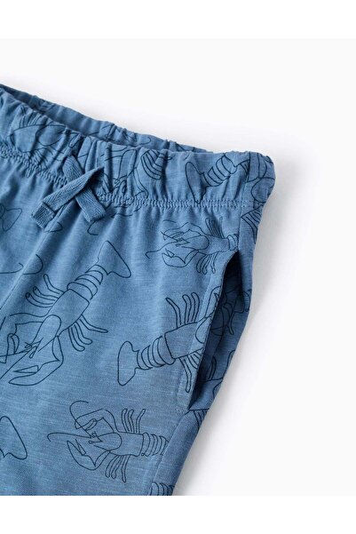 Ziddy Set T-shirt + Shorts for Baby Boys 'Lobsters', Blue