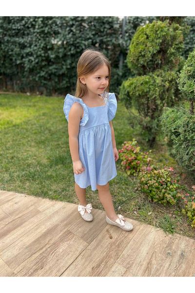 Ecenin Favorileri Rochie cu volan pentru fete