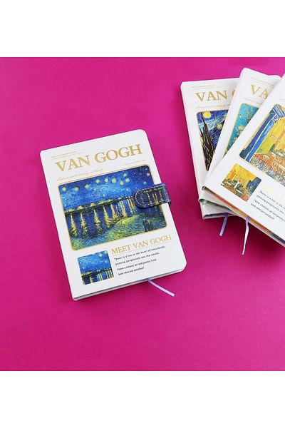 Gift Moda Van Gogh Design B6 112 Sheets Notebook Bm-1719