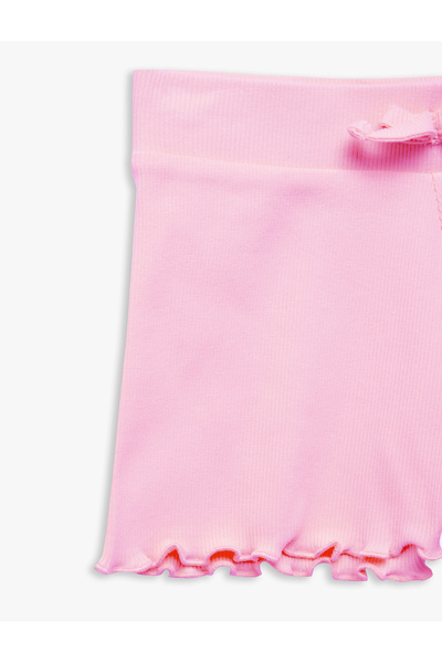 Koton Kaşkorse Pamuklu Fiyonklu Mini Şort