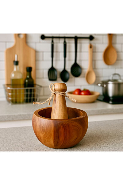 Pembelia Life Akasya Havan Sarımsak Ezeceği Sarımsak Dövücü