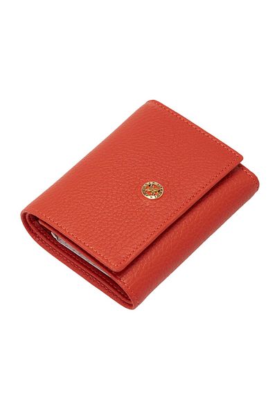 Tergan Orange Genuine Leather Women's Wallet - S1Cb00005633-V9G