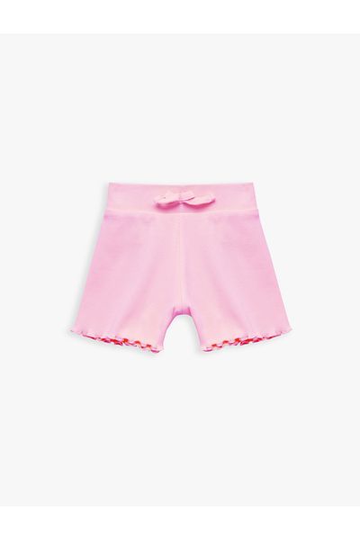 Koton Camisole Cotton Bow Mini Shorts