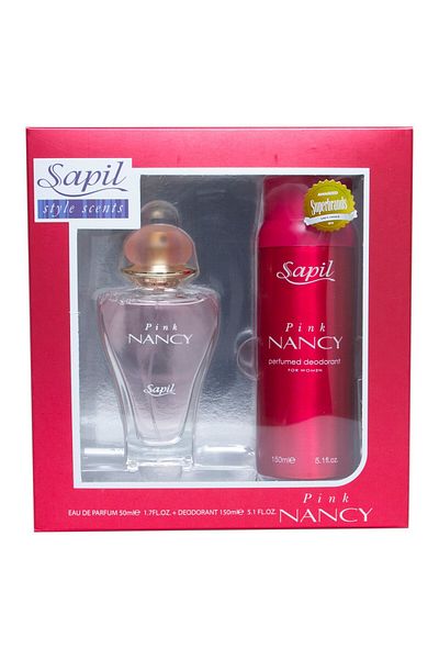sapil عطر بينك نانسي للنساء 50 مل + مزيل عرق معطر 150 مل