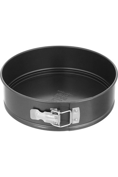 ROCKY Non-stick Rocky Cake Mold, 24 cm, with Lock, Round - Black