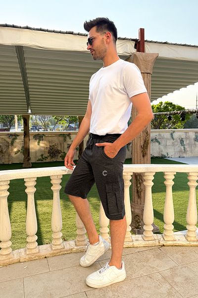 ModaPlaza Ανδρικό τσεπάκι Commando Plus Size Capri 1622