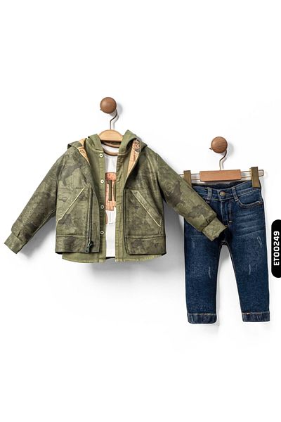 xo kids moda Boy's Bottom Top Set 6-36 Years 1411
