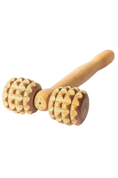 tuuli Rolă de masaj TUULI, instrument din lemn pentru relaxare facială și cor...