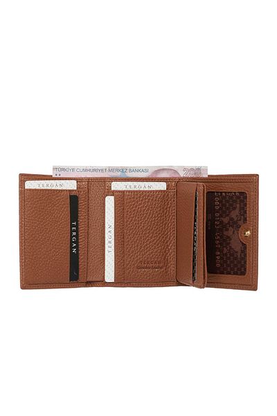 Tergan Tan Genuine Leather Women's Wallet - S1Cb00005633-B67