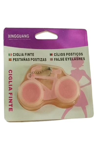 Generic 2 pieces of women's contact lens cases