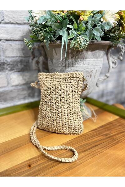 İthal 1509 Imported Zigzag Pattern Bag