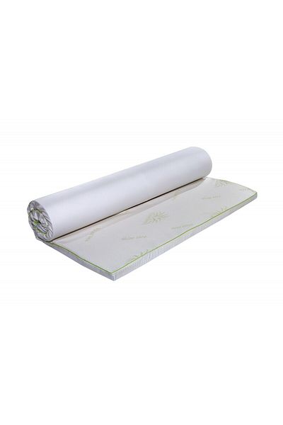 Green Future Aloe Vera Therapy Memory Arctic Gel mattress topper 7 comfort zones, 140x200 cm