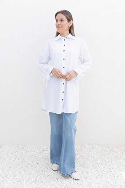 ALLDAY Πουκάμισο με τσέπες με λευκό μανίκι