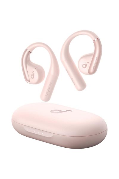 Anker SoundCore AeroFit True Wireless Headphones, IPX7, 42H Autonomy, Bluetooth 5.3, Pink