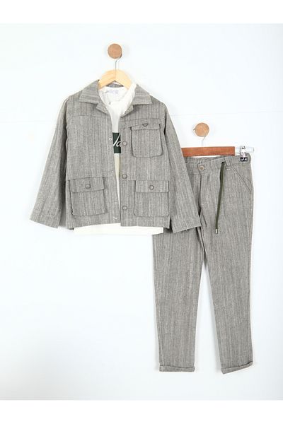 xo kids moda Boy's Top and Bottom Set 7-11 Years 13523