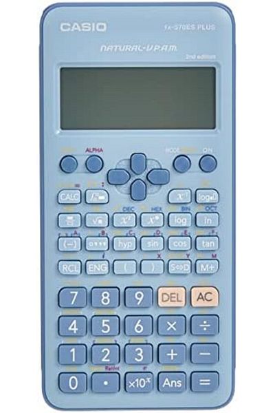 Casio Standard Scientific Calculators Non Programmable 10 + 2 digits 417 Functions Blue Color FX-570