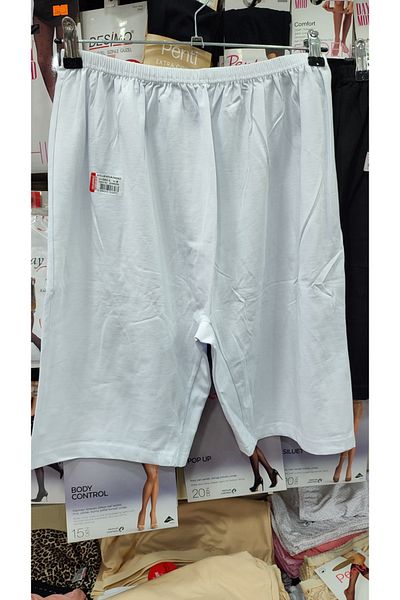 Reyhanlar Women's 95% Cotton 5% Lycra Folded Long Leggings Above Knee