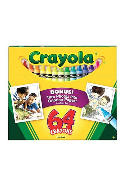 Generic Crayola 64-Piece Non-Peggable Bright Crayons Set Multicolor CRA52064D4046