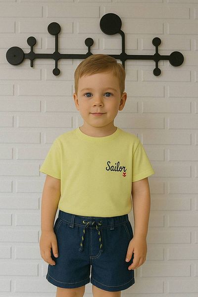 Ecenin Favorileri Sailor Shorts Suit