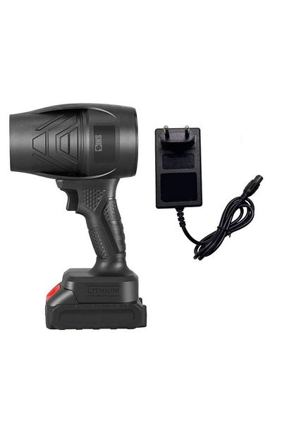 SIKS Suflantă de aer fără fir, portabilă, baterie de 48Vf, 3000mAh, îndepărtează zăpada și frunzele din mașină