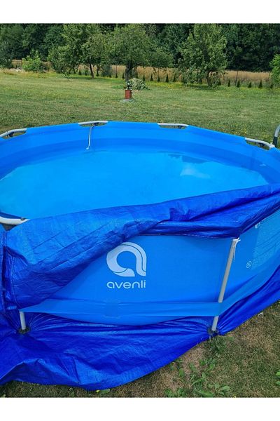 Avenli Piscina Cadru Metalic , 360x76 Cm, 6.500 Litri, Cu Toate Accesoriile