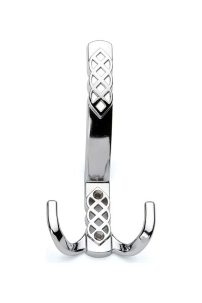 Sucuoğlu Crystal Coat Rack Cloakroom Wall Hanger Chrome Wardrobe Clothes Rack - 5 Pieces