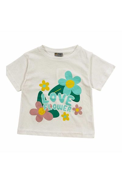 Mışıl Kids Girls' Suit with Pants and Front Print